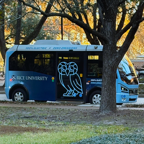 Image of Rice Electric Shuttle