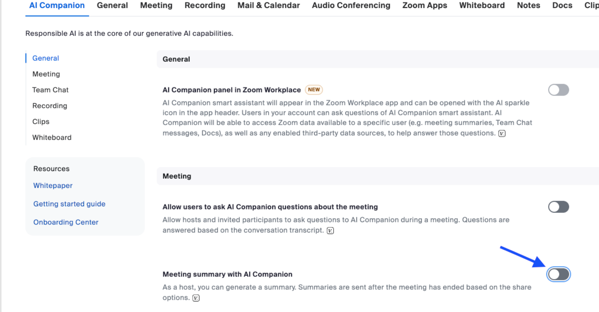 Zoom AI Companion