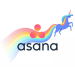 Asana logo and unicorn